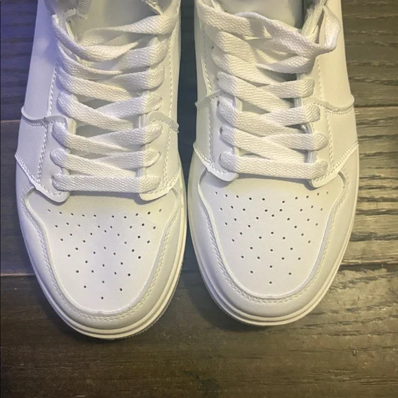 Pretty little thing White High-Top Sneakers - Classic Athletic Style - Picture 7 of 8